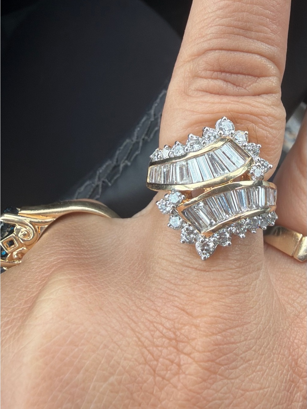 14k gold diamond ring